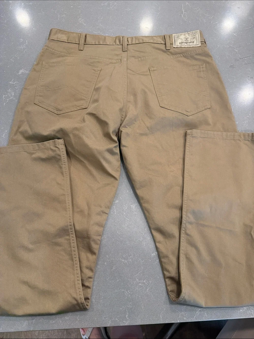 Patagonia Men's Tan Chinos - Straight Leg